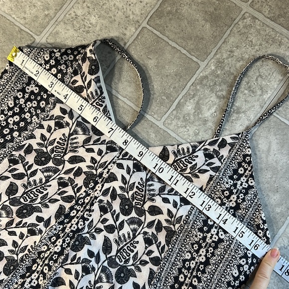 Alice + Olivia Black and White Rowley Maxi Dress high Low Tent Lightweight Sz.XS - Picture 16 of 16